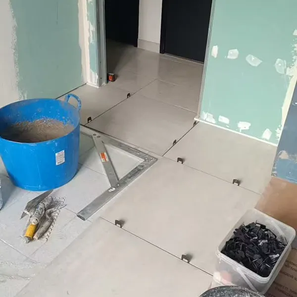 En cours: Pose carrelage 60x60 – Loivre
